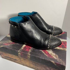 London Rebel Studded Spike Ankle Boot